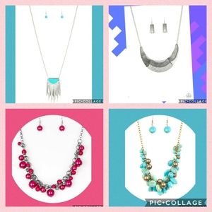 4 Paparazzi Jewelry Necklaces